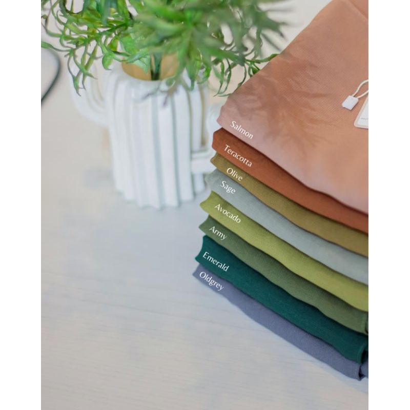 Polycotton Jahit Tepi Premium By Aulia Hijab