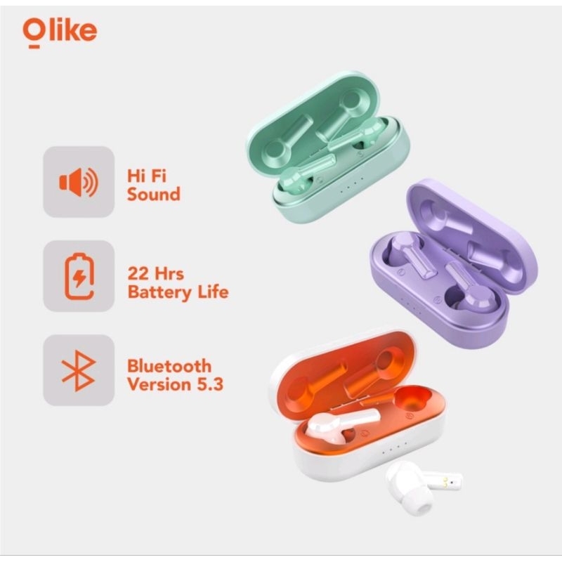 olike tws 102 / earphone olike tws 102 / airbuds olike 102 / headset bluetooth