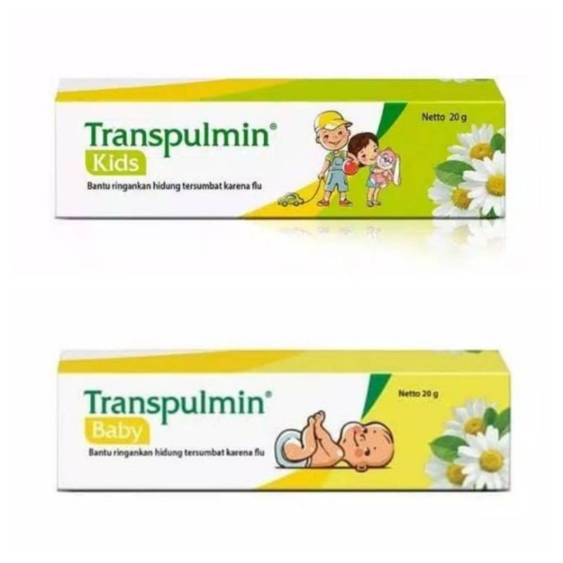 Transpulmin Baby/Transpulmin Kids/Balsam bayi/Balsam anak