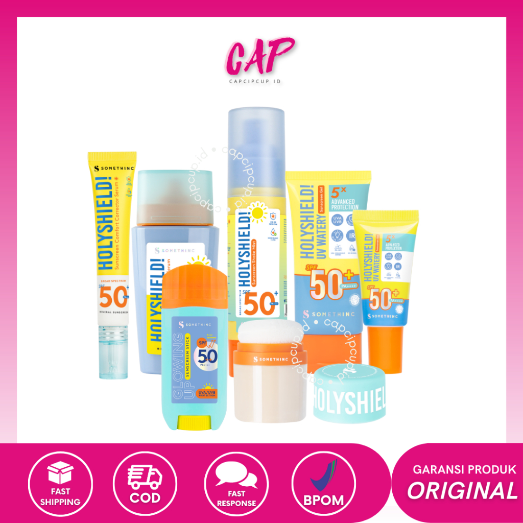 CAP - SOMETHINC Sunscreen Original (Physical Glowing Up Sun Stick / Comfort Corrector Serum / Shake 