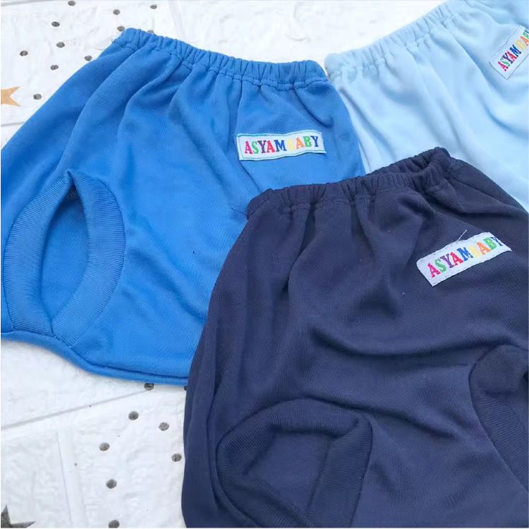 3 PCS Celana Pendek Celana Pop Celana Bayi Bawahan Bayi Celana newborn Hadiah Lahiran Bayi ASYAM BABY