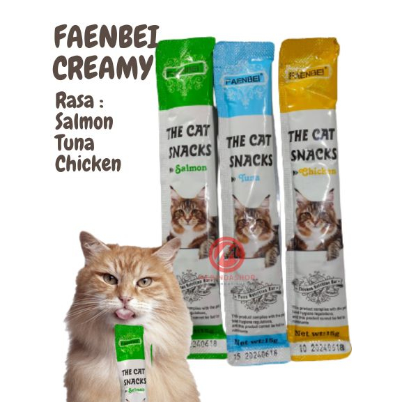 Snack Creamy Kucing FAENBEI 15gr