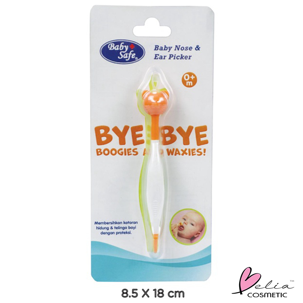 ❤ BELIA ❤ Baby Safe NAS03 Baby Nose &amp; Ear Picker | Membersihkan Kotoran Hidung &amp; Telinga Bayi dengan proteksi | BPOM