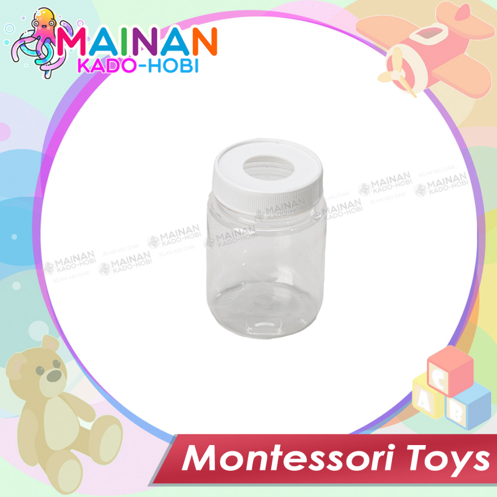 SET PLAY MAINAN ANAK STIMULASI MONTESSORI MOTORIK TOPLES BUSY JAR