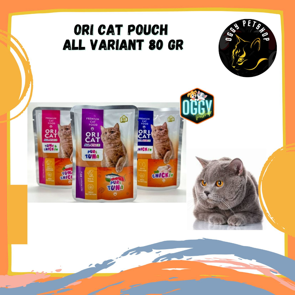 Ori Cat Pouch Makanan Basah Kucing 80 gr wetfood life cat