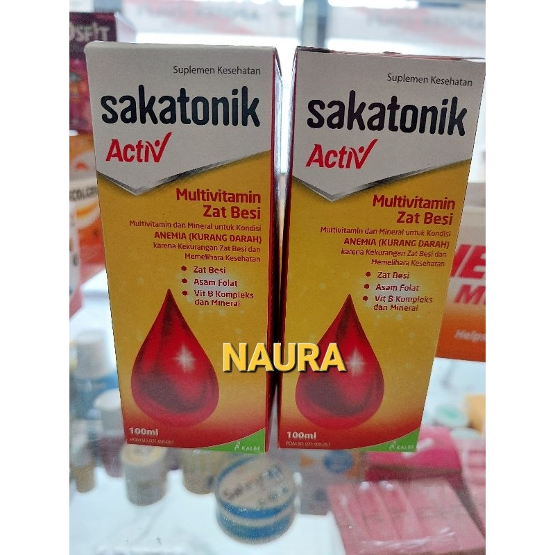 SAKATONIK ACTIV MULTIVITAMIN ZAT BESI