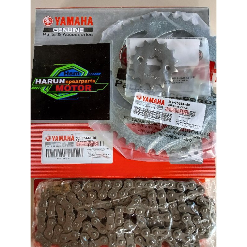 Gear Set 3C1 Ger Set Yamaha Vixion Old Lama