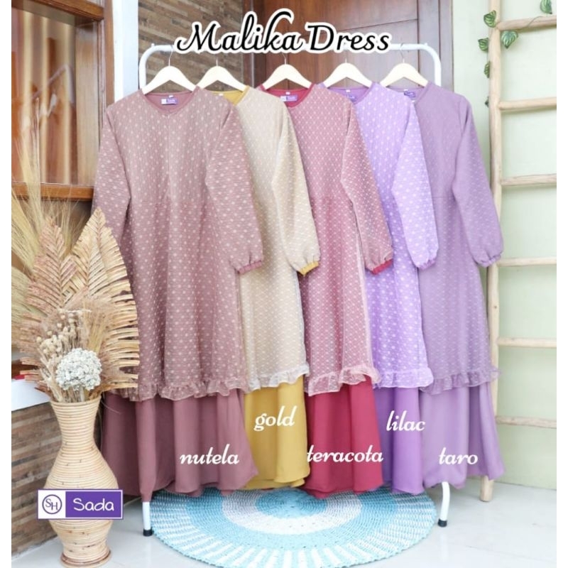 Gamis Brukat Malika by Sada Hijab