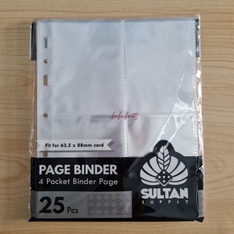 Sultan Sleeve A5 4 Pocket (double side)