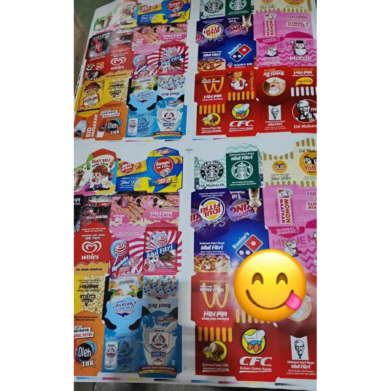 

(20PACK/ 200 AMPLOP) Paket usaha SNACK Amplop Lebaran