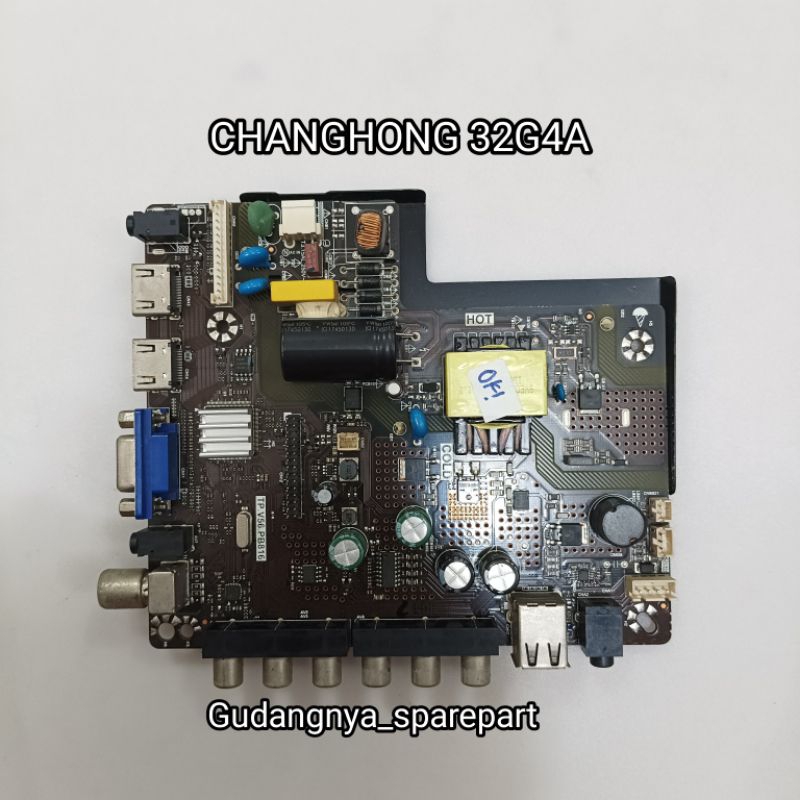 MB TV CHANGHONG 32G4A MAINBOARD MOTHERBOARD MOBO MODUL TV MESIN TV