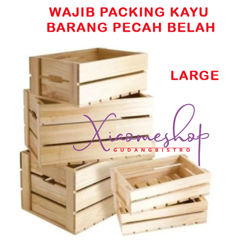 

Packing Kayu EXTRA PACKING BESAR BUAT BARANG 8-10KG