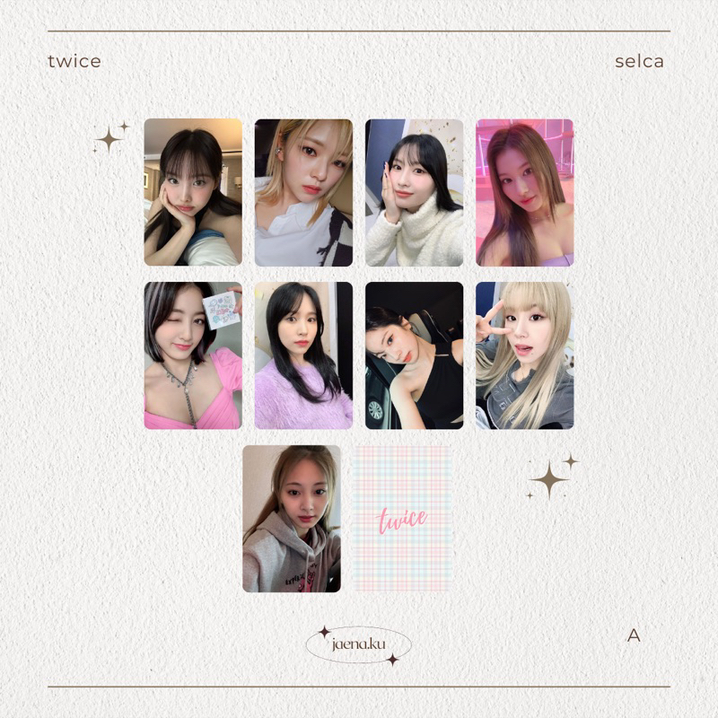 [TWICE] PHOTOCARD SELCA 4 TWICE