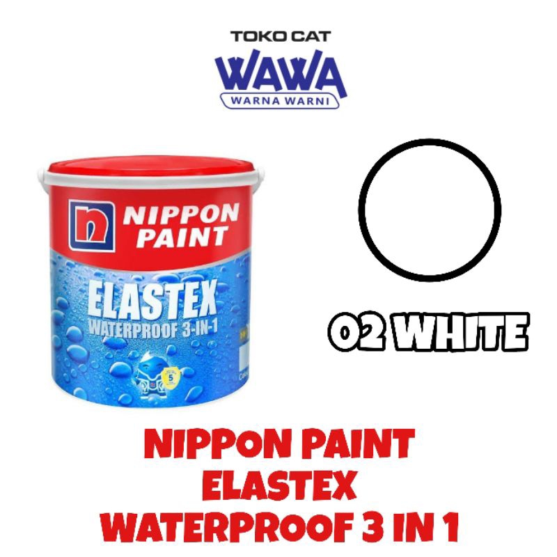 cat tembok Elastex Waterproof 3 in 1 Nippon Paint 5kg
