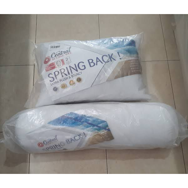 Bantal Kepala / Guling Central Springbed  Microfiber Springbed Pillow Putih