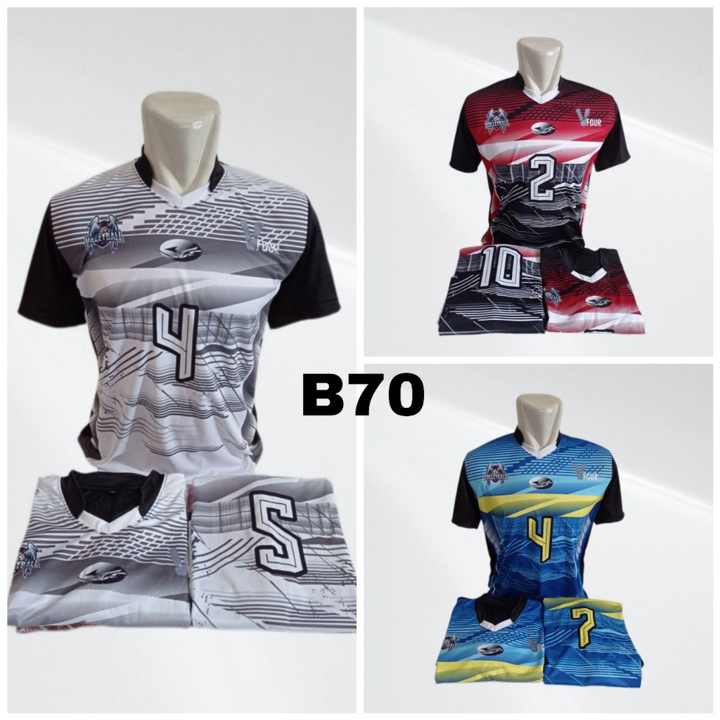atasan volly tim Kaos atasan volly untuk tim isi 6/12 pcs New B70