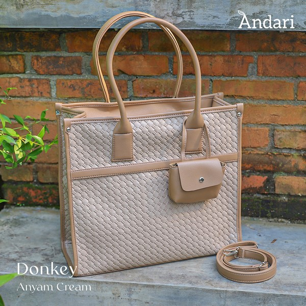 DONKEY Bag Original by Andari Tas Totebag Travel Wanita