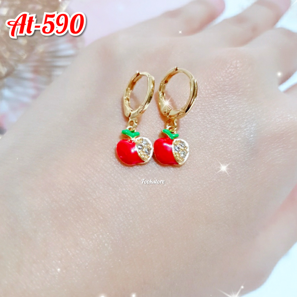 ANTING CLIP ANAK MOTIF KARTUN ANTI ALERGI/AT-590