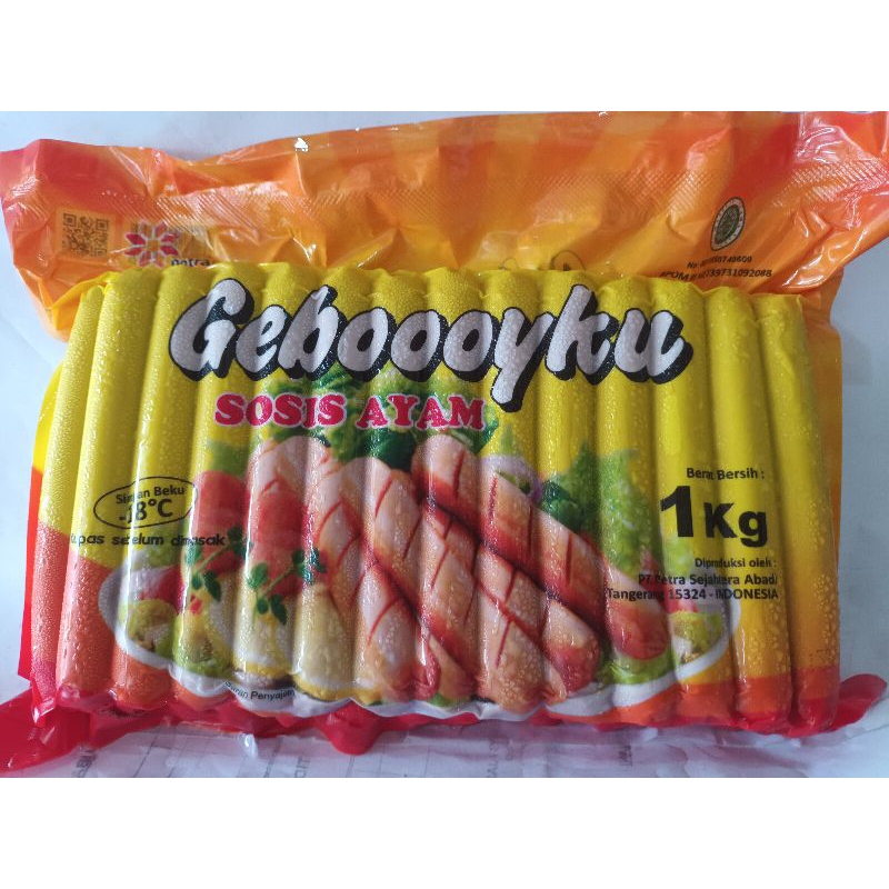 

sosis gebooyku berat 1kg isi 40pcs