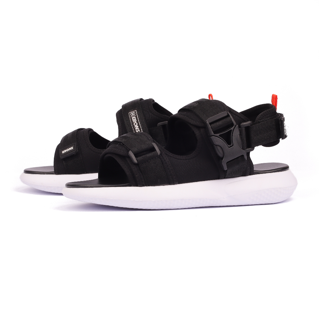 Erons Vero Mono Black Dope Sandal Travelling Pria Wanita