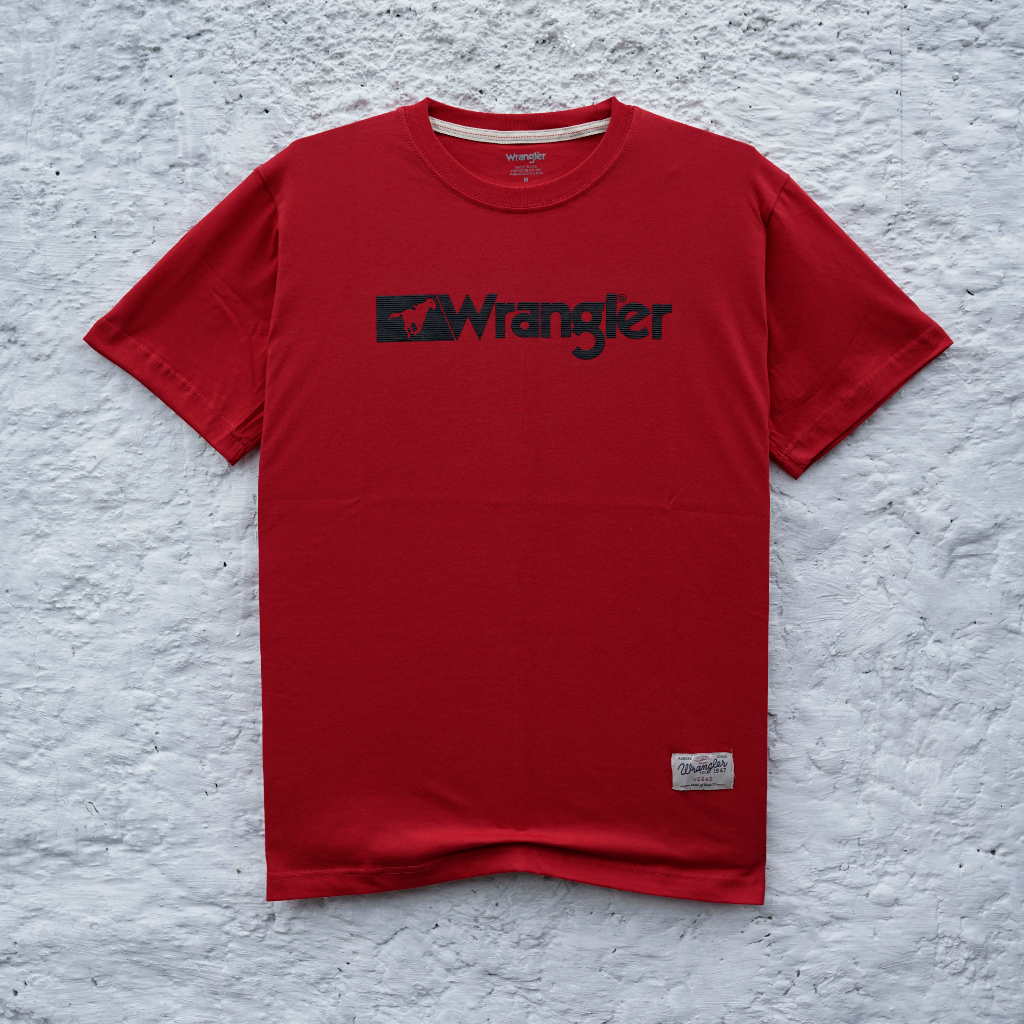 Kaos Wrangler - Kaos Pria Emboss