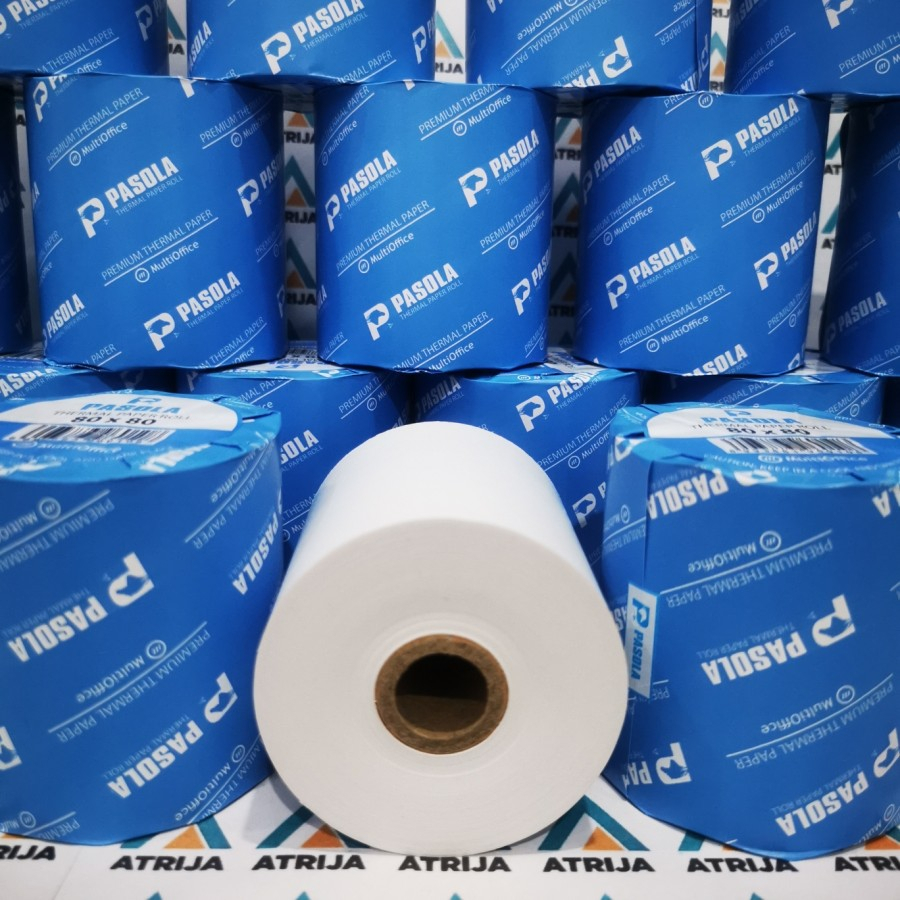 

Kertas Thermal Struk Kasir 80 x 80 Pasola . Thermal Paper Roll 80x80
