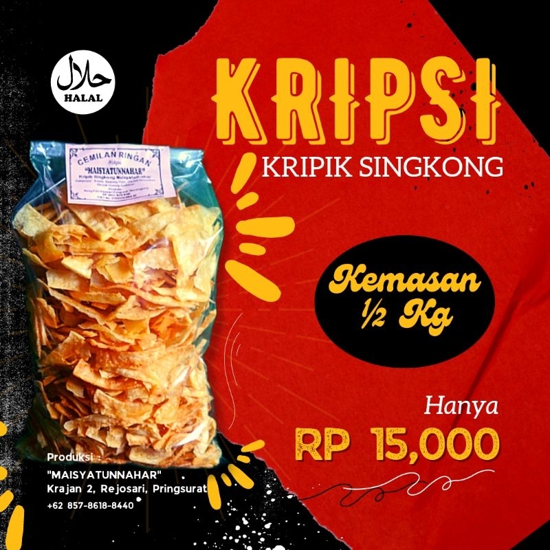 

Makanan Ringan Kripik Singkong