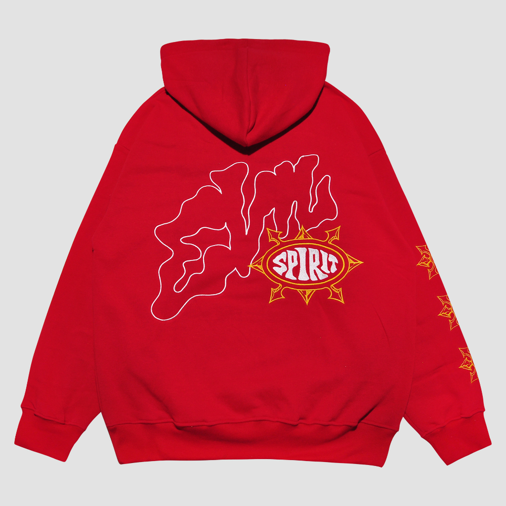 EVILSPIRIT HOODIE - YURISA RED UNISEX