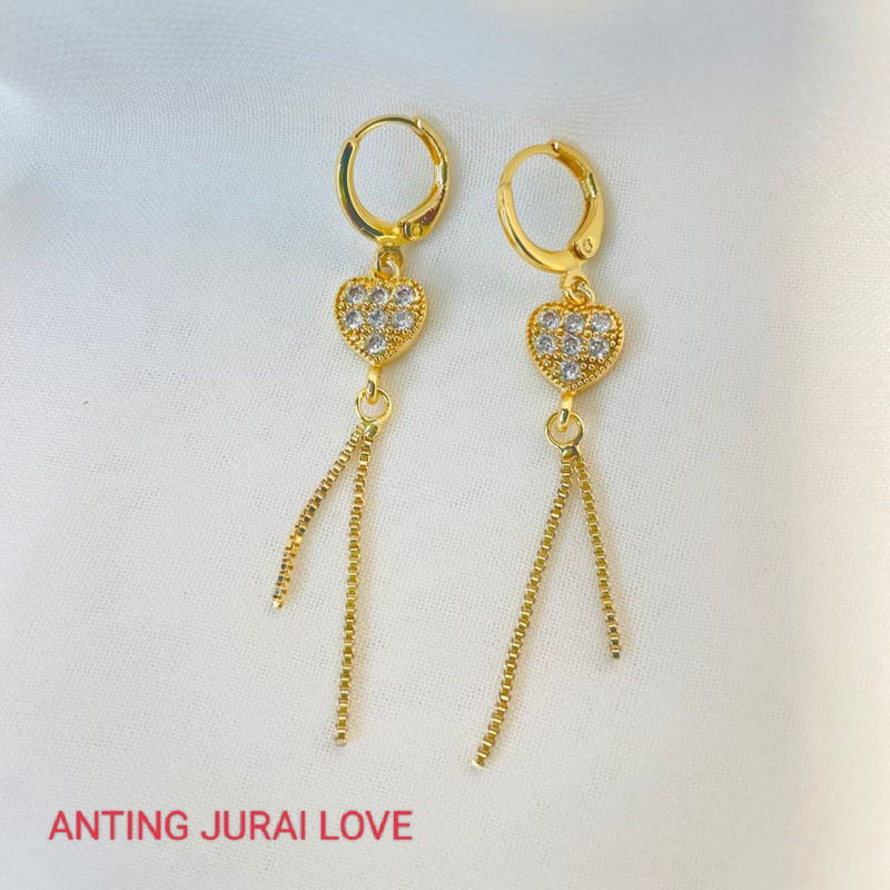 Anting Catok Jurai Wanita Dewasa Lapis Emas