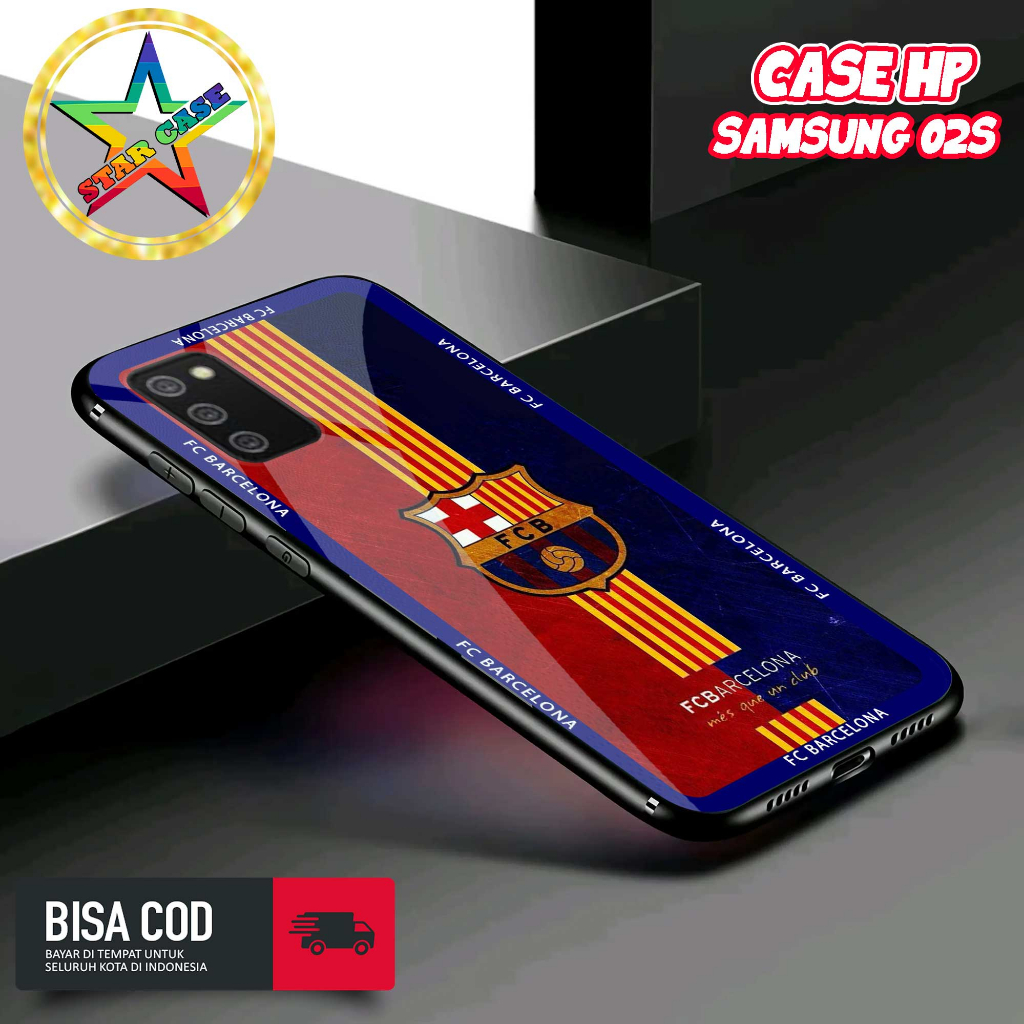 Case Samsung A02S Motif [BOLA] Casing Samsung A02S TERBARU Hardcase Glossy Kilau 2D Case Hp Samsung 