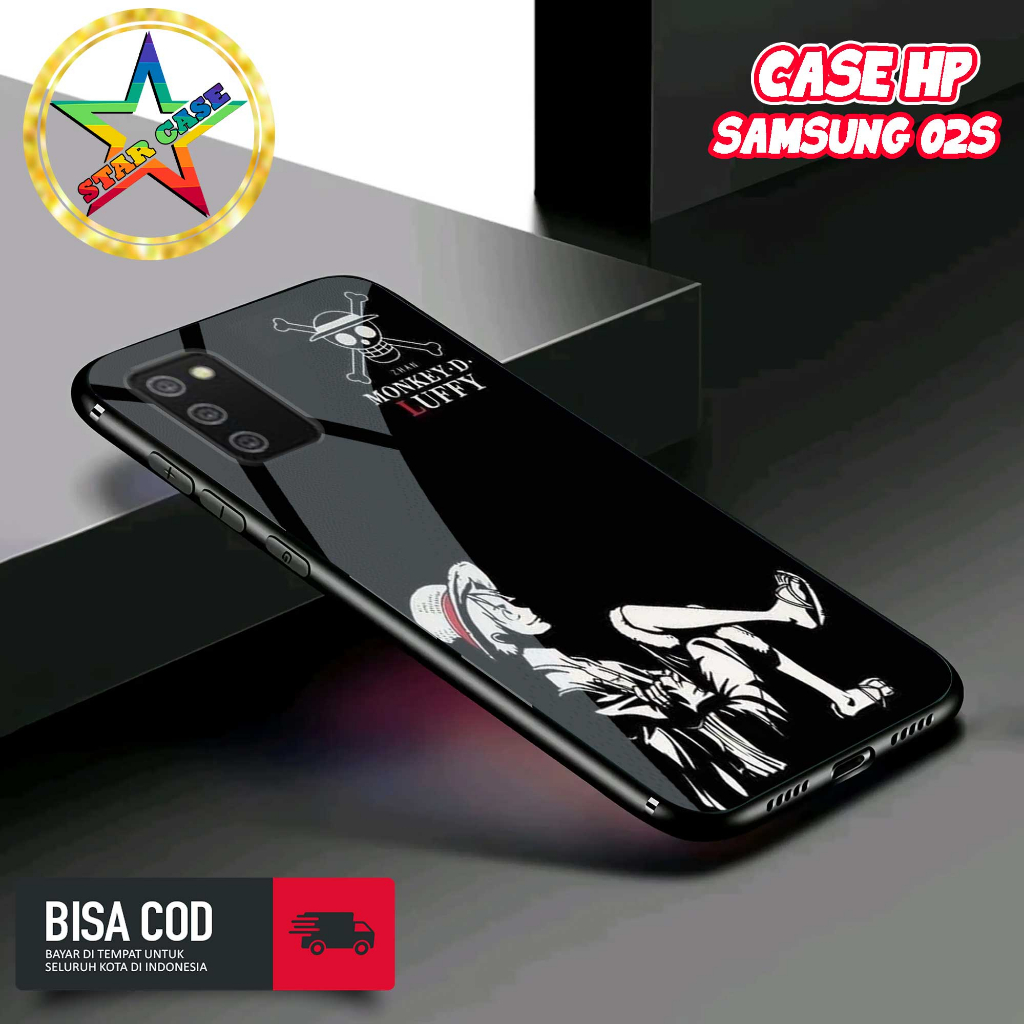 Case Samsung A02S Motif [ANIME OP] Casing Samsung A02S TERBARU Hardcase Glossy Kilau 2D Case Hp Sams