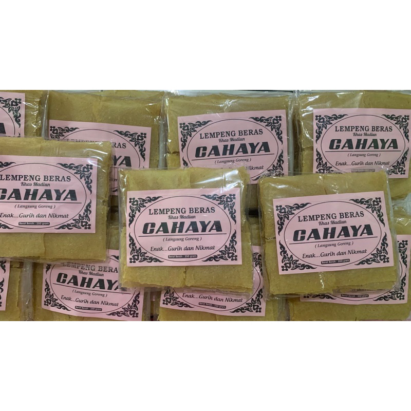 

LEMPENG BERAS KHAS MADIUN CAP CAHAYA