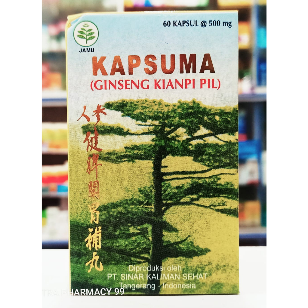 Kapsuma (𝐆𝐢𝐧𝐬𝐞𝐧𝐠 𝐊𝐢𝐚𝐧𝐩𝐢 𝐏𝐈𝐋) 𝐀𝐬𝐥𝐢 - Penambah Nafsu Makan dan Berat Badan