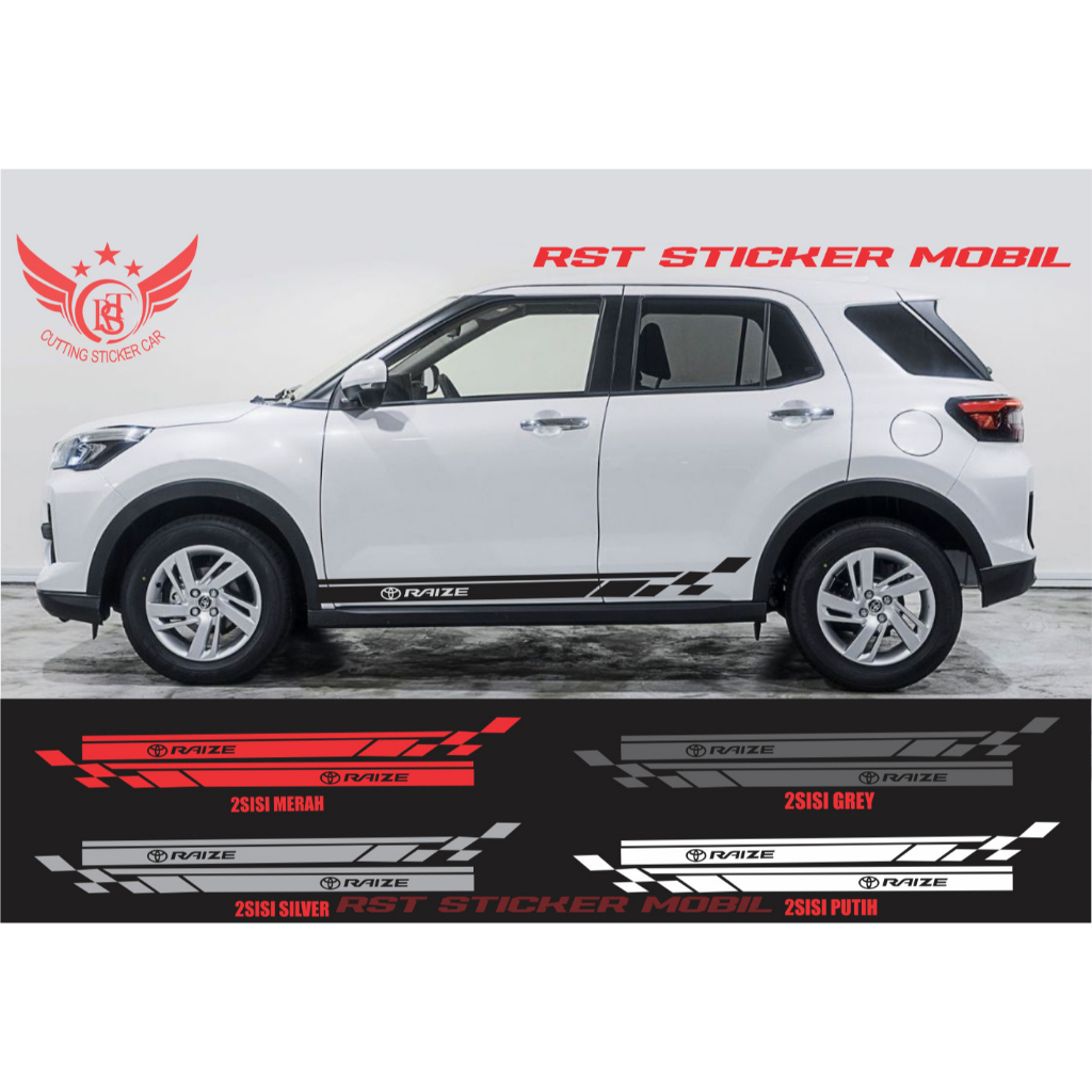 sticker mobil raize cutting sticker mobil toyota raize terbaru