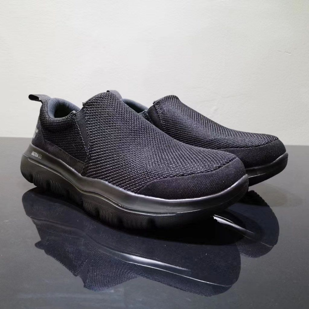 SKECHERS Sepatu  Pria Archfit ballin  kasual sepatu casual sepatu pria hitam  slip on cowok