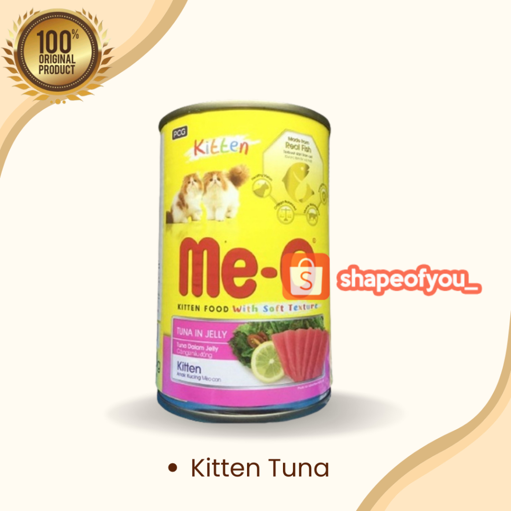 Meo Kaleng 400gr Tuna Makanan Kucing Basah Me-O Can Cat Wet Food All Varian 400 Gr