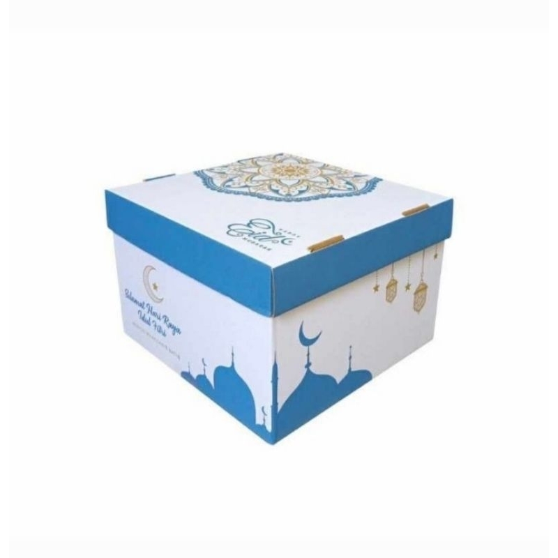 Box 30x30x20 cm (Set Top/Bot Heebe) Kardus/Karton/Paking/Polos/Hampers/Boneka/Buah/Puding/Tart