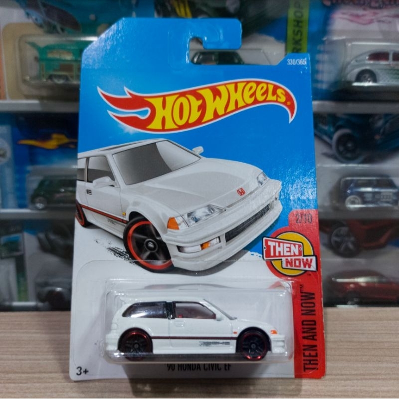 Hot Wheels 90 Honda Civic EF White