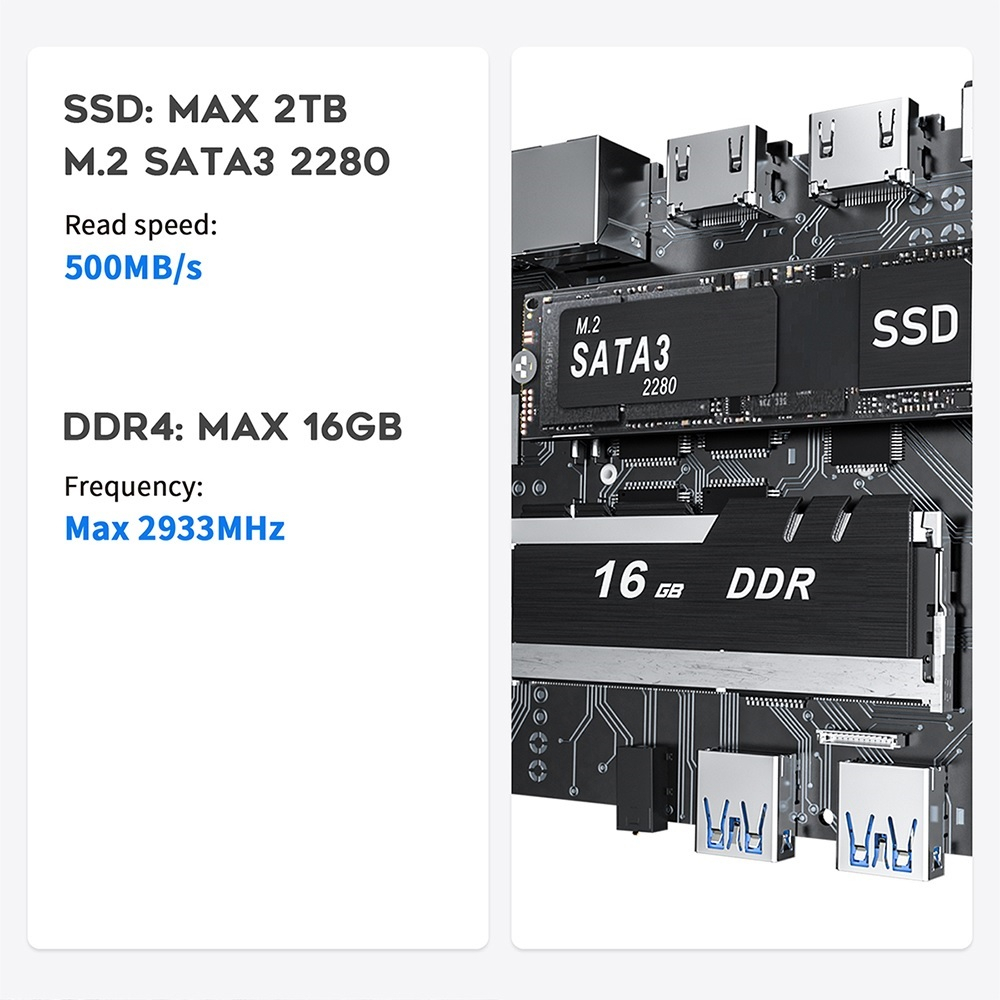 BEELINK MINI S Mini PC - Intel Celeron N5095