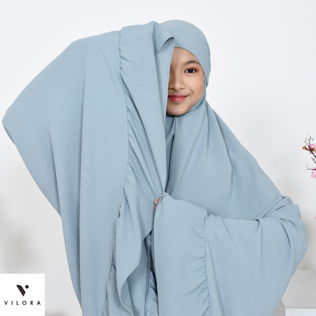 Vilora - Mukena Dewasa Crinkle Airflow Premium 3in1 (Vania Prayer Set)