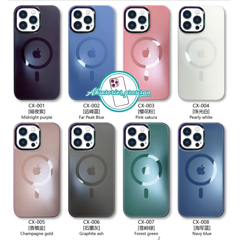 NEW !!! MAGNETIC CASE PREMIUM ULTRA AG GLASS MAGSAFE FRAME CAMERA RAINBOW IPHONE 11 12 13 14 PRO MAX 14+ PLUS