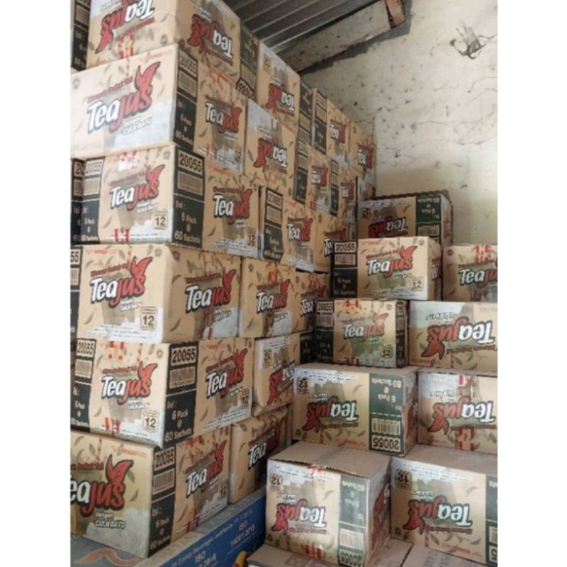 

paket 1dus teh jus gula batu 1dus isi 6pack 1pack isi 6renceng