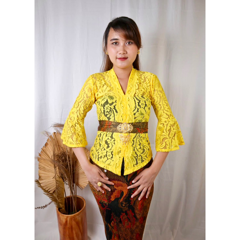 KEBAYA KARTINI BROKAT STREAT, Kebaya brokat stretch Sofia , kebaya jadi trompet Rumbai