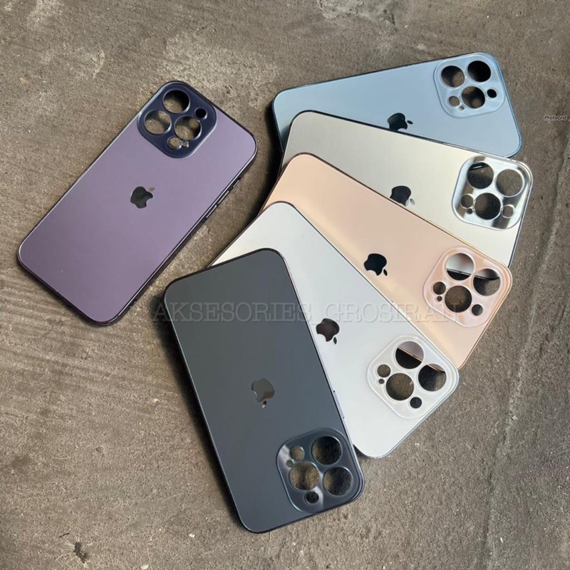 BEST SELLER ! DEEP PURPLE CASE PREMIUM PRO LUX CHROME MATTE CASE IPHONE 11 12 13 14 14+ PRO MAX PLUS