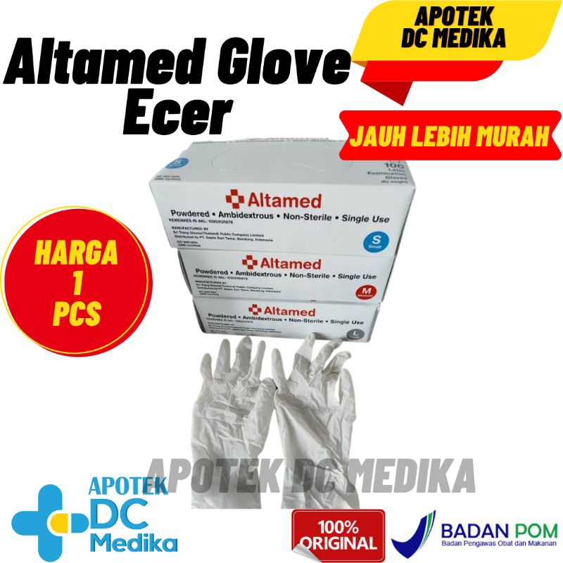 ALTAMED ECER / HAND GLOVE / SCOON / HANDSCOON / HANDGLOVE / SATUAN /POWDER