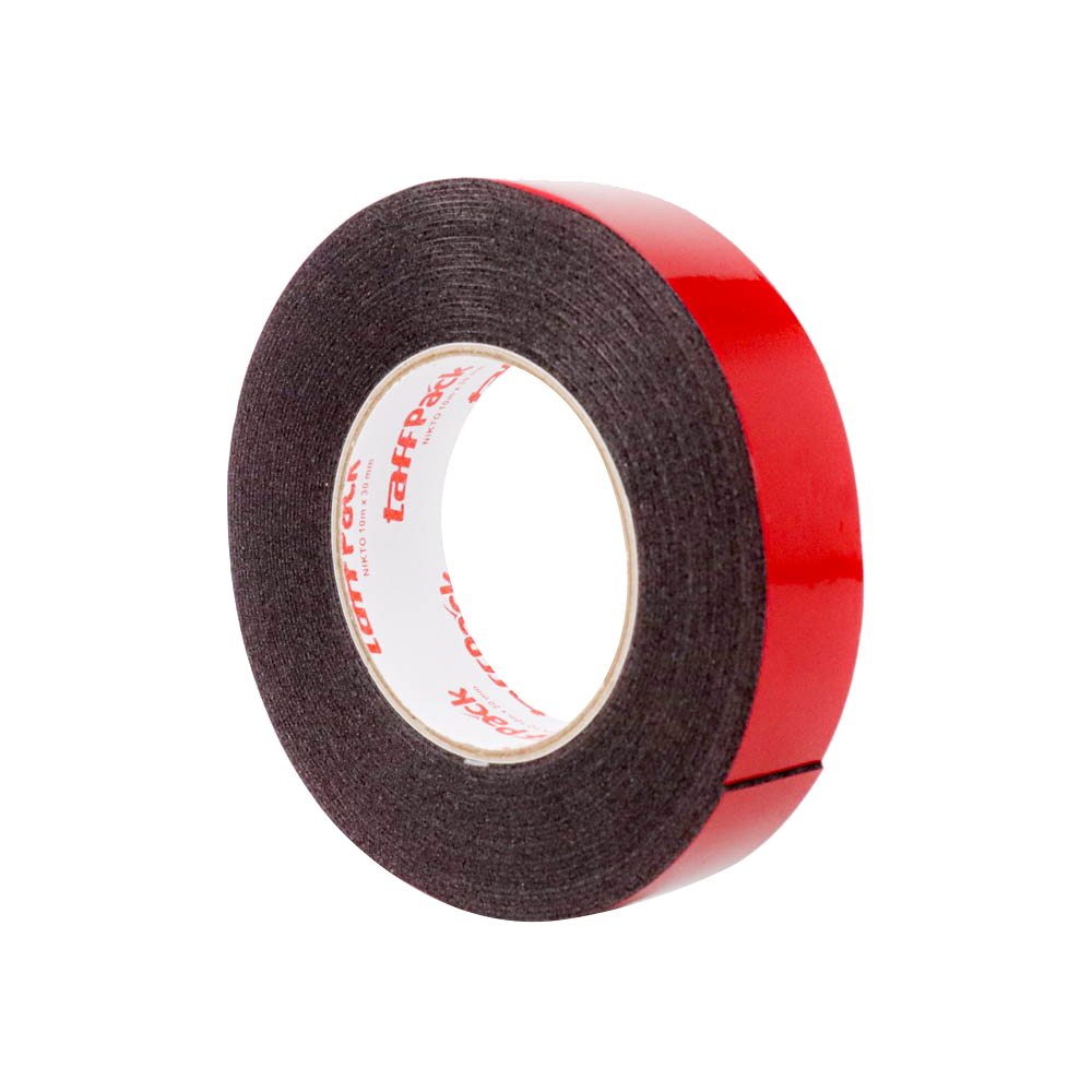 TaffPACK Lakban Double Tape Foam 30 mm x 10 Meter - Red