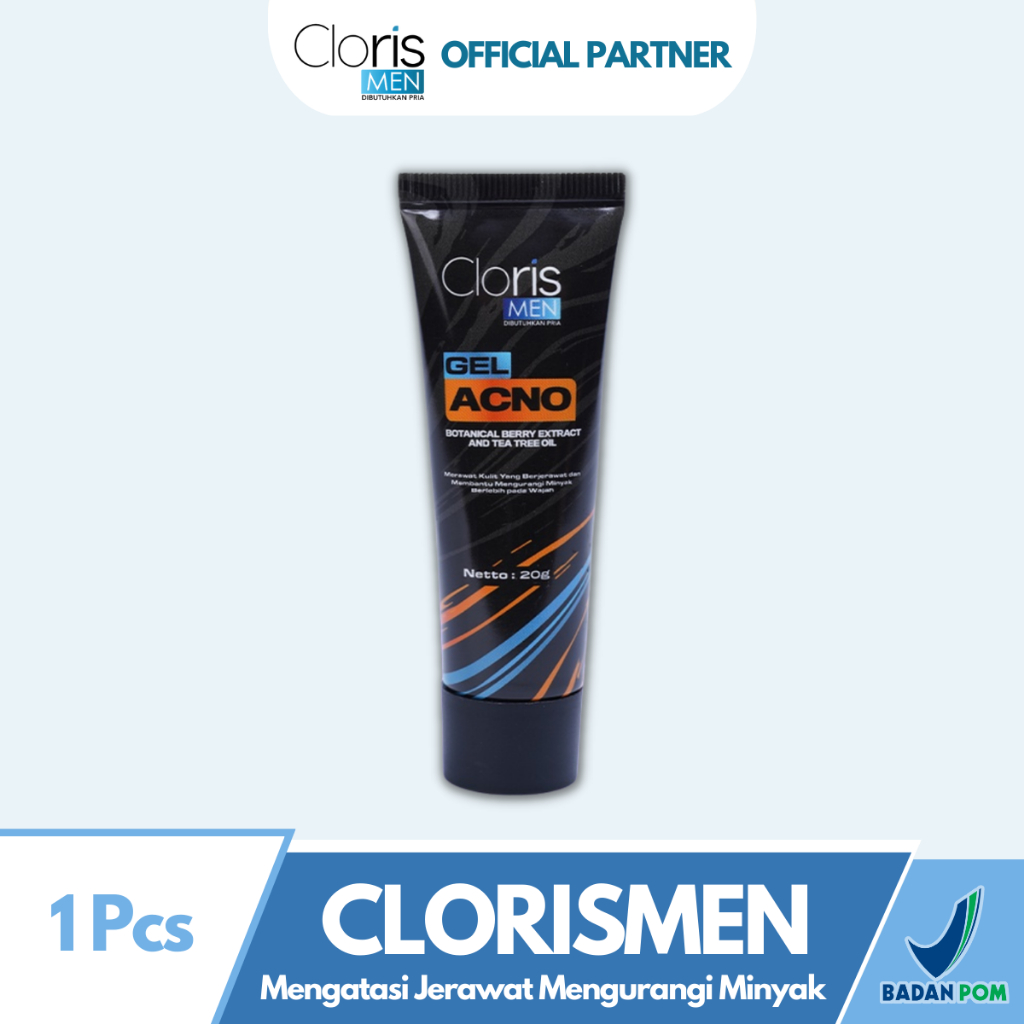 Skincare Cream Jerawat Pria Clorismen Acno Gel Penghilang Bekas Jerawat Pria Cloris Men C8