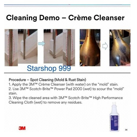 3M Creme Cleanser Pembersih 946ml isi 12 botol per dus