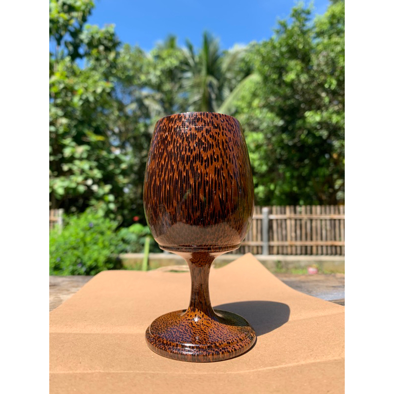 SLOKI GELAS RUYUNG KAYU AREN