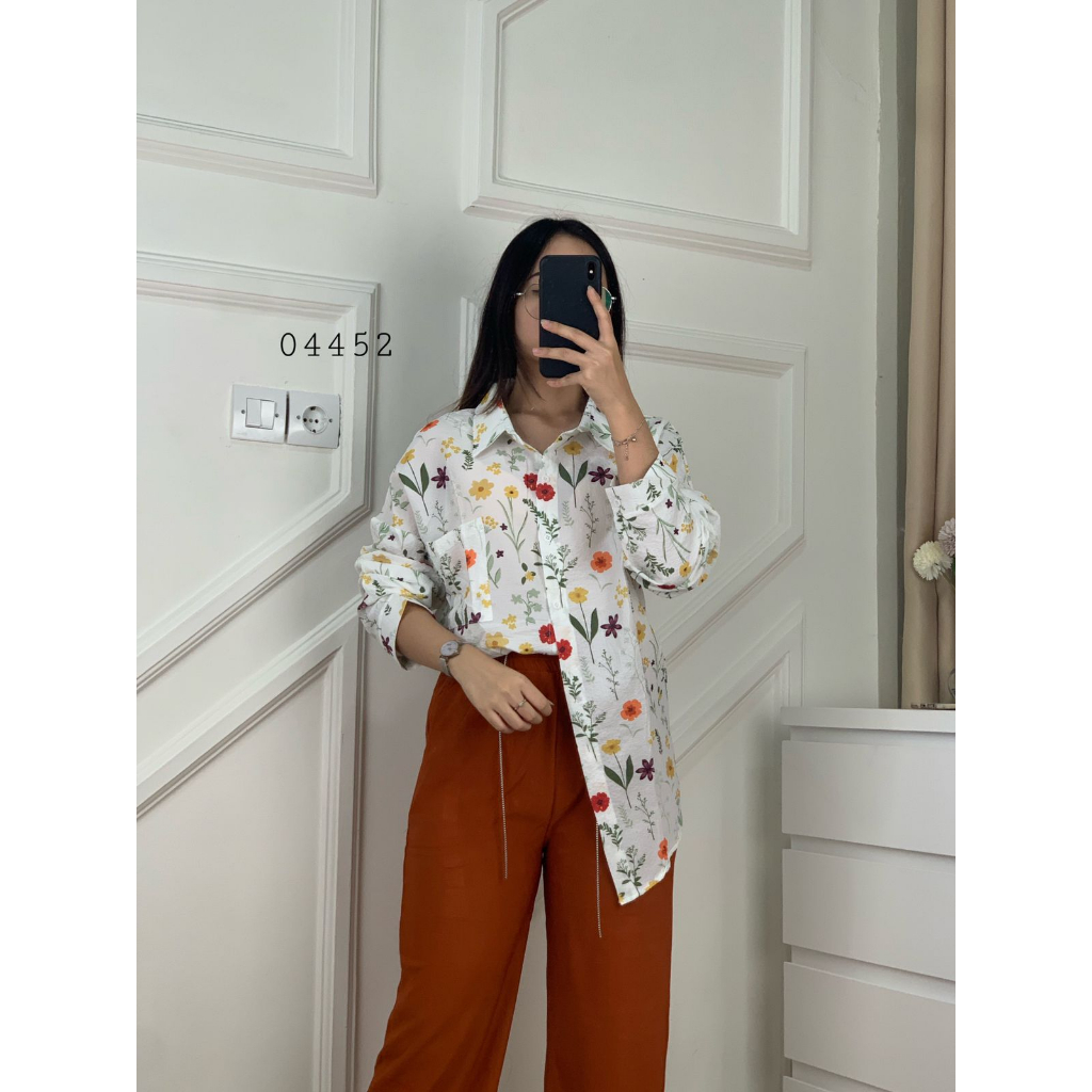 Baju Atasan Kemeja Wanita I Kemeja Bangkok Wanita I Kemeja Import Bangkok I Baju Atasan Kemeja Wanit